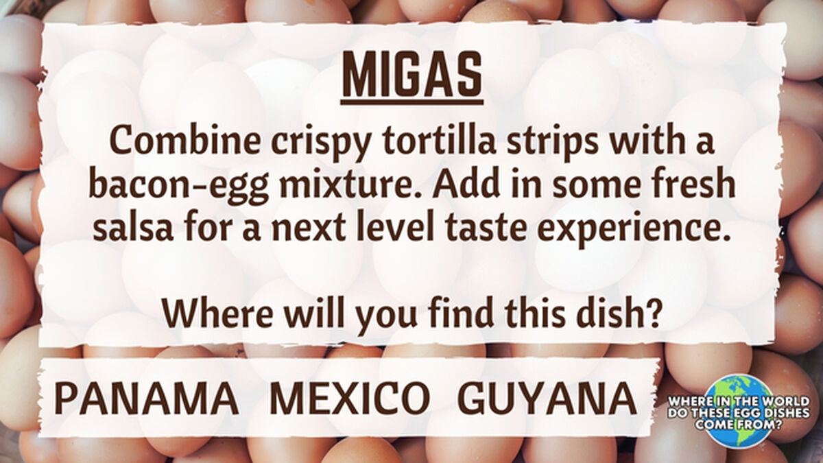 Where In The World Do These Egg Dishes Come From? image number null